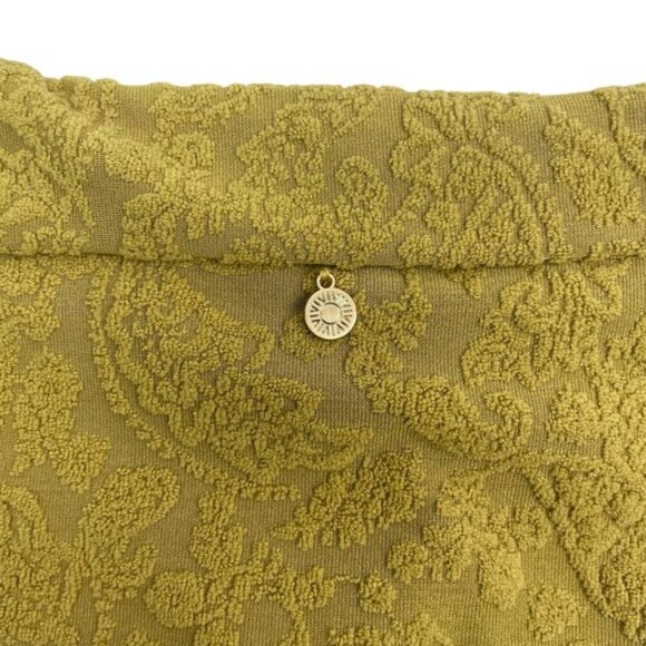RHYTHM. X Free People Paisley Hi String Bikini Bottoms Sz XL Pistachio - Picture 9 of 9